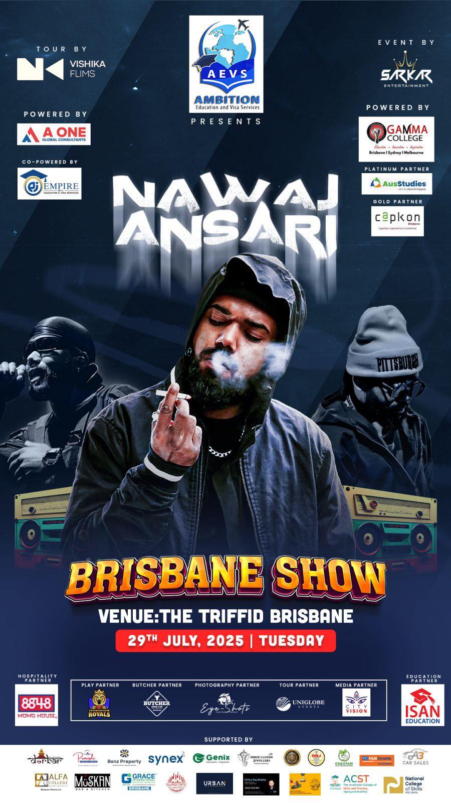 Nawaj Ansari Live in Brisbane
